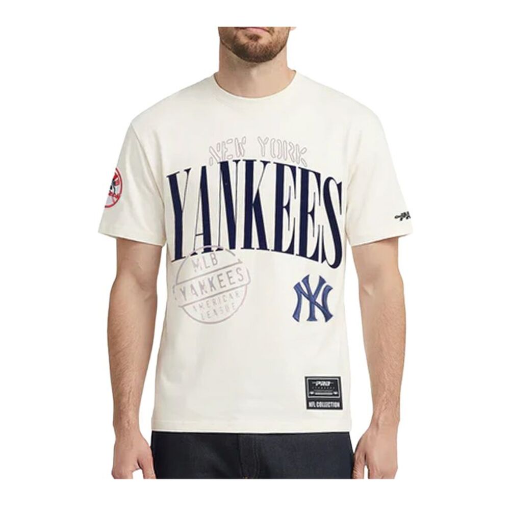 Pro Standard New York Yankees MLB Crew Neck T-Shirt Stamped Pro Drop Shoulder